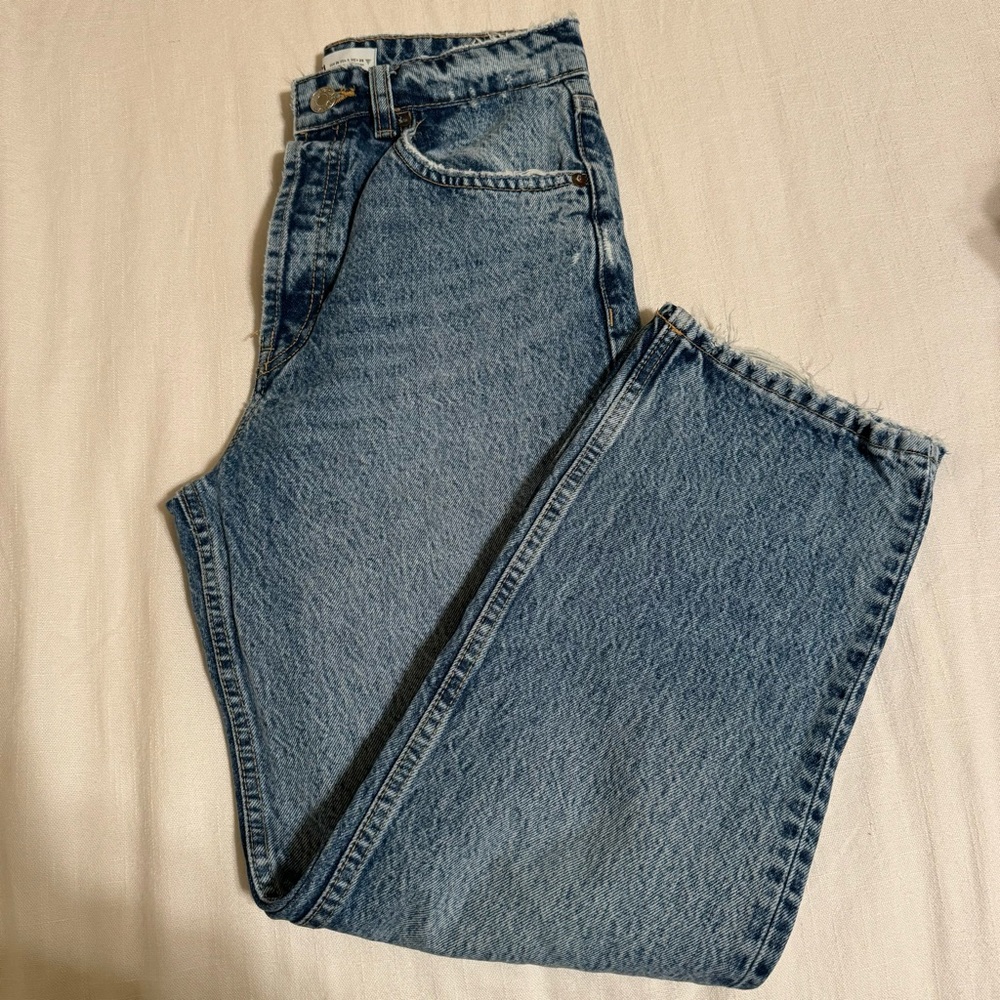 Zara Ankle Mom Jeans